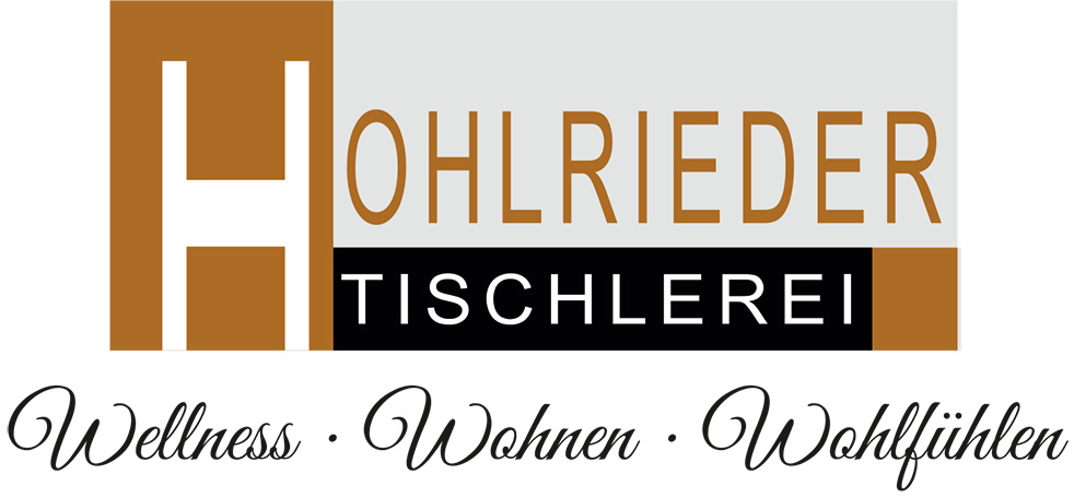 Tischlerei Hohlrieder - Logo mit neuem Slogan